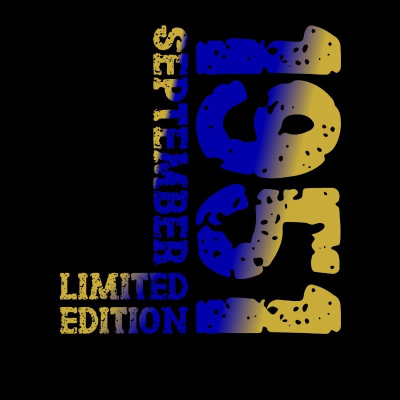 1951 September Limited Edition 72. Geburtstag Deko