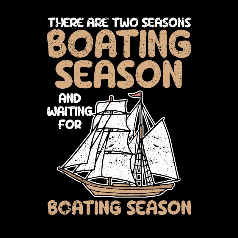 Zwei Jahreszeiten der Bootssaison Funny Boat