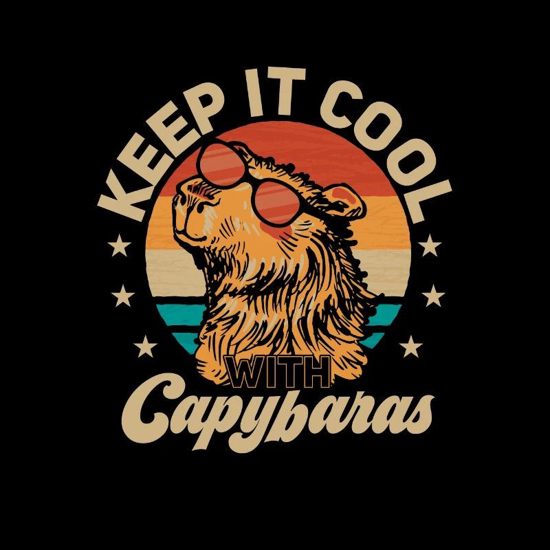 Keep It Cool With Capybaras Capibara Owner Mammal
