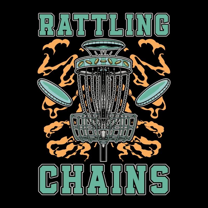 Disc Golf Rattling Chains Ultimate Frisbee Golfer