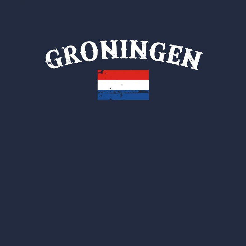 Groningue Pays-Bas Drapeau vintage