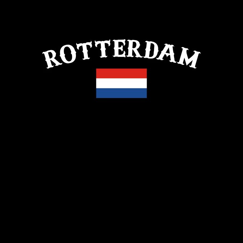 Rotterdam, Pays-Bas, drapeau néerlandais