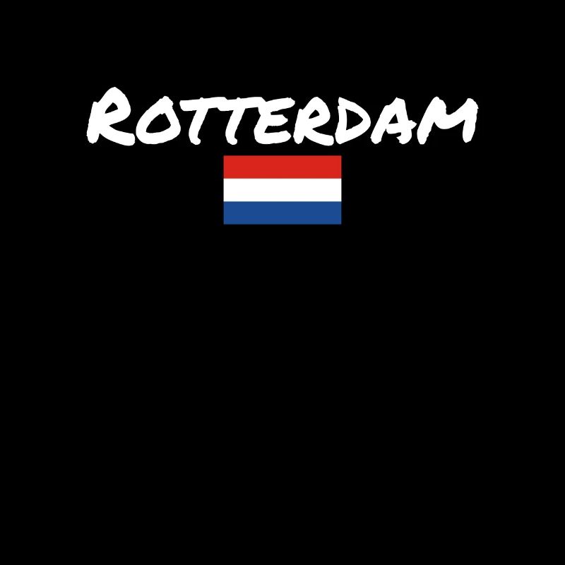 Rotterdam, Pays-Bas, drapeau néerlandais