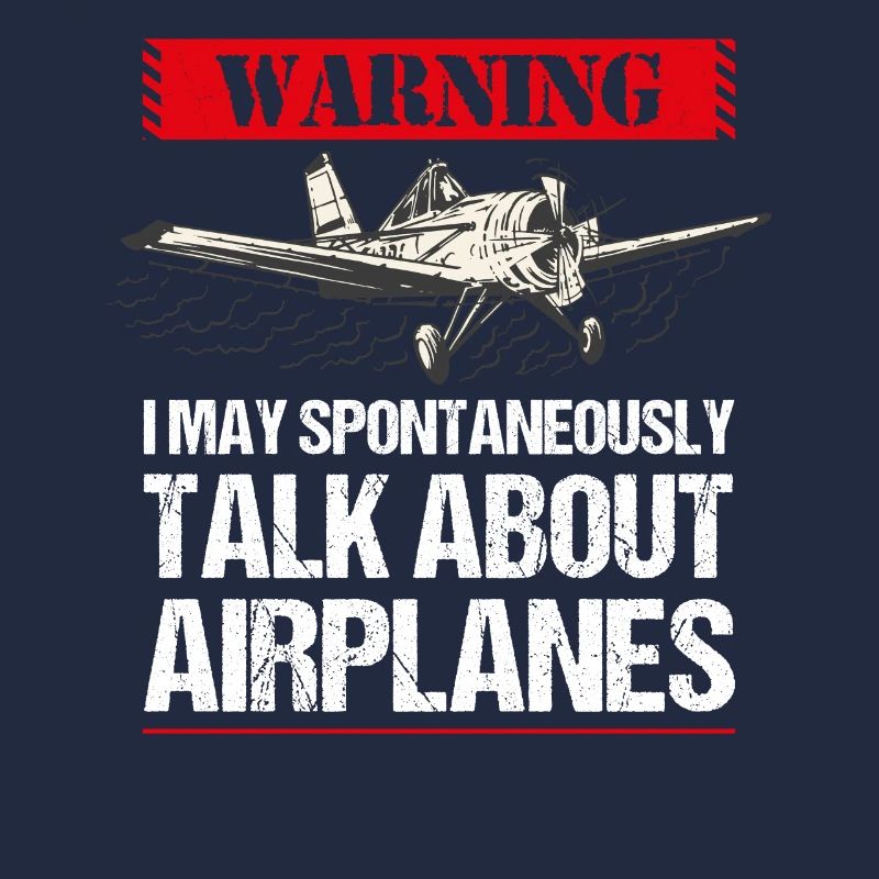 Lustiger Pilot Crop Duster Aviation, ich darf reden