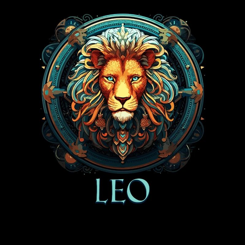 Astrologie Lion Zodiaque Design - Cool Leo