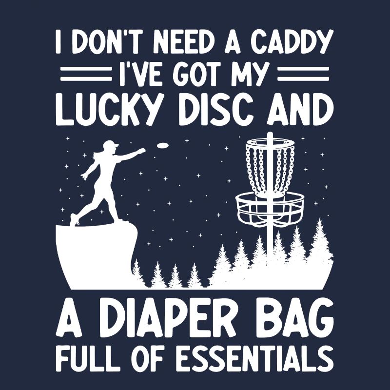 Disc Golf Player Disc Golfer Frisbee Player Par Pu