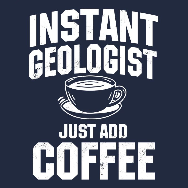 Le géologue instantané ajoute simplement du café