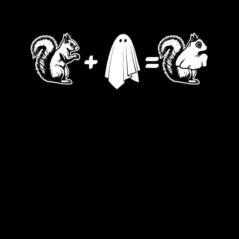 Funny Halloween Ghost Squirrel Halloween Squirrel