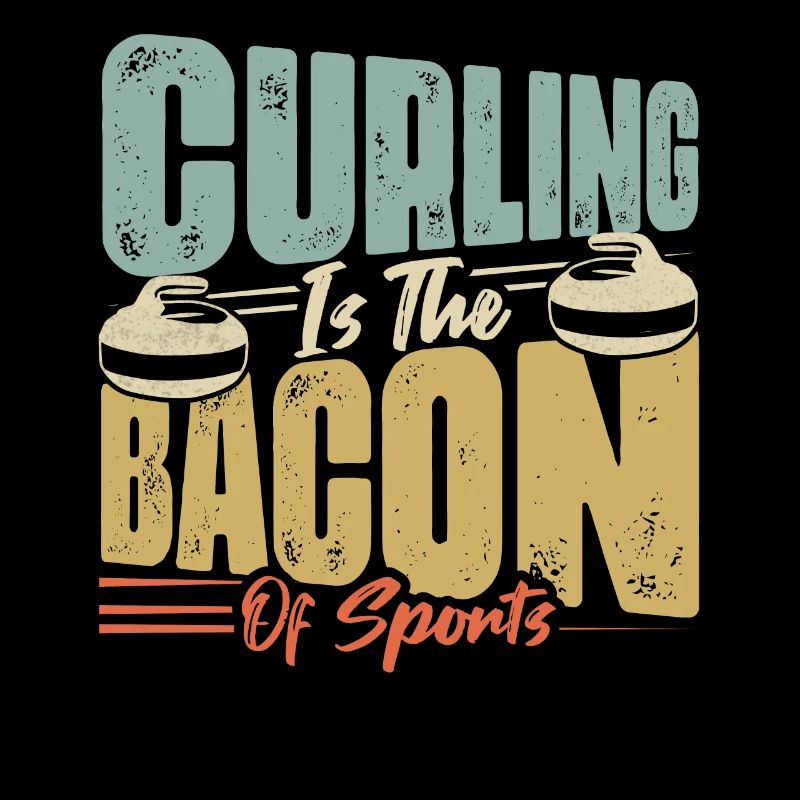 Le curling est le bacon du balai de sport Curler Ice Sp