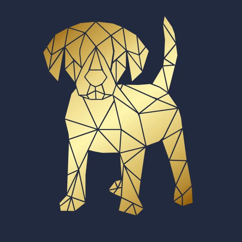 GEOMETRISCHER HUND 2
