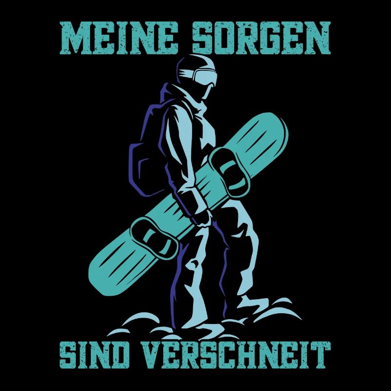 Skipiste Wintersportler Berge Snowboardfahrer