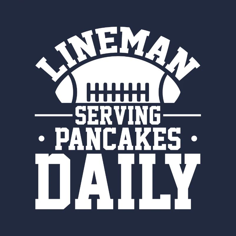 Lineman serves pancakes daily