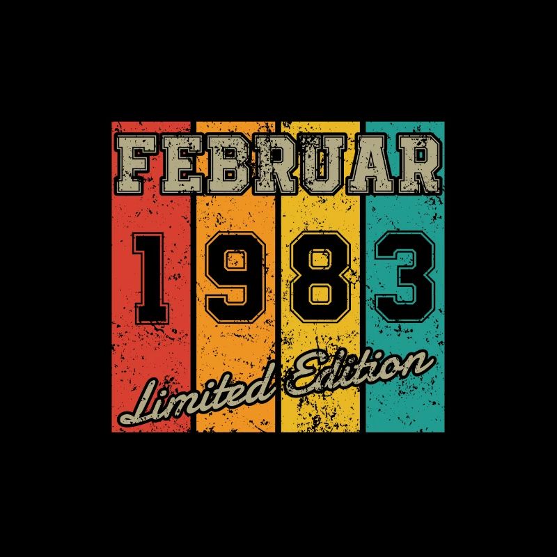 Date de naissance : Février 1983 - Édition limitée Retro