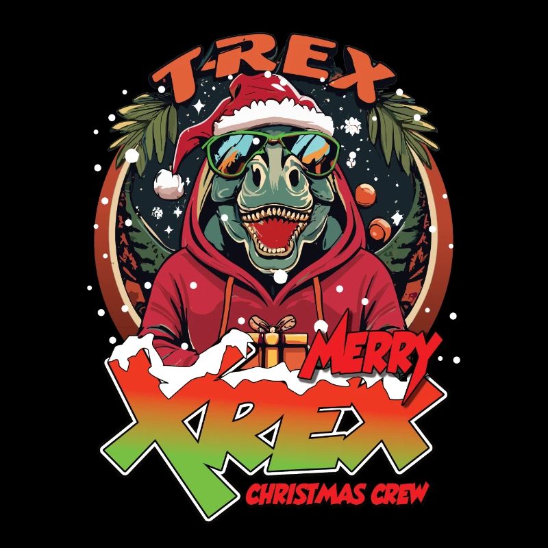 Noël T-REX joyeux XREX cadeau équipage