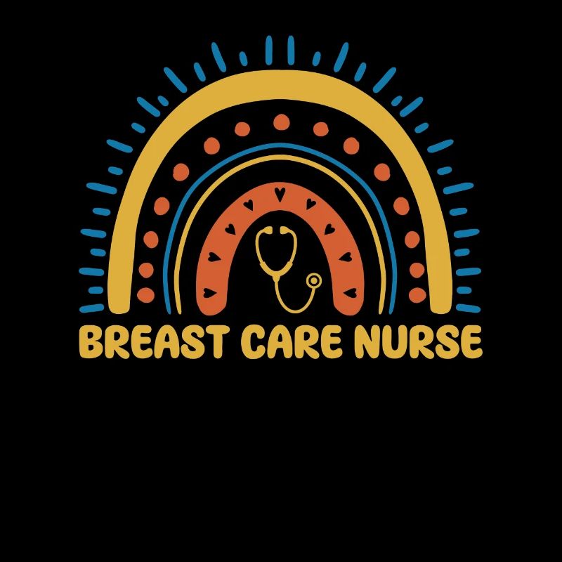 Breast Caregiver Boho Rainbow