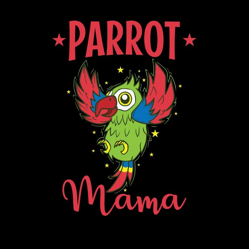 Parrot Mom Animal Talking Bird