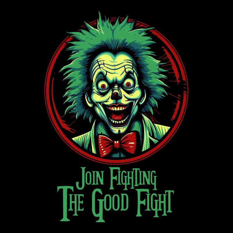 Sei dabei im Kampf für das Gute, mit Clown
