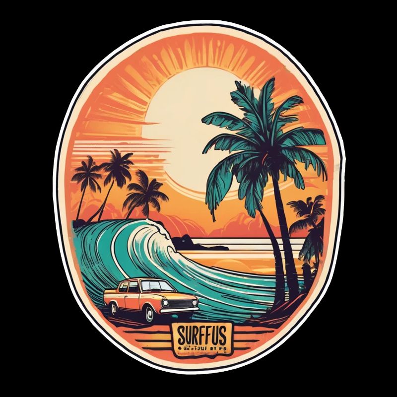 surf plage palmier soleil vacances