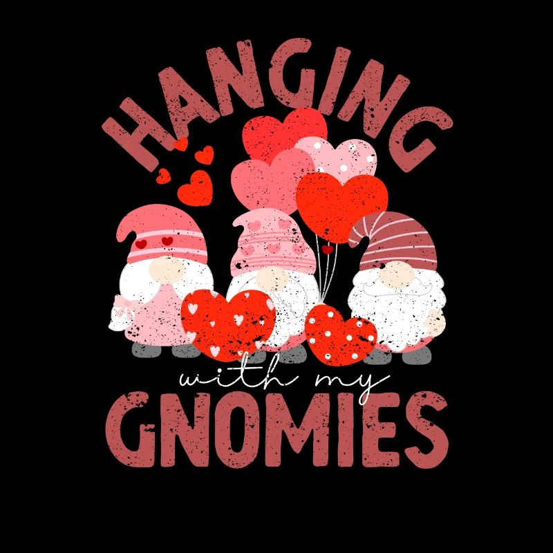 Traîner avec mes gnomes drôles de gnomes Saint-Valentin