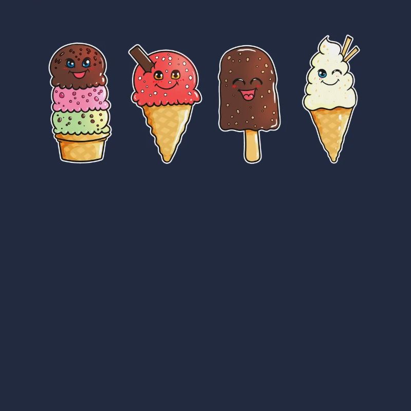 Saveurs de crème glacée Amateurs de crème glacée Les enfants adorent la crème glacée Popsicle en bois