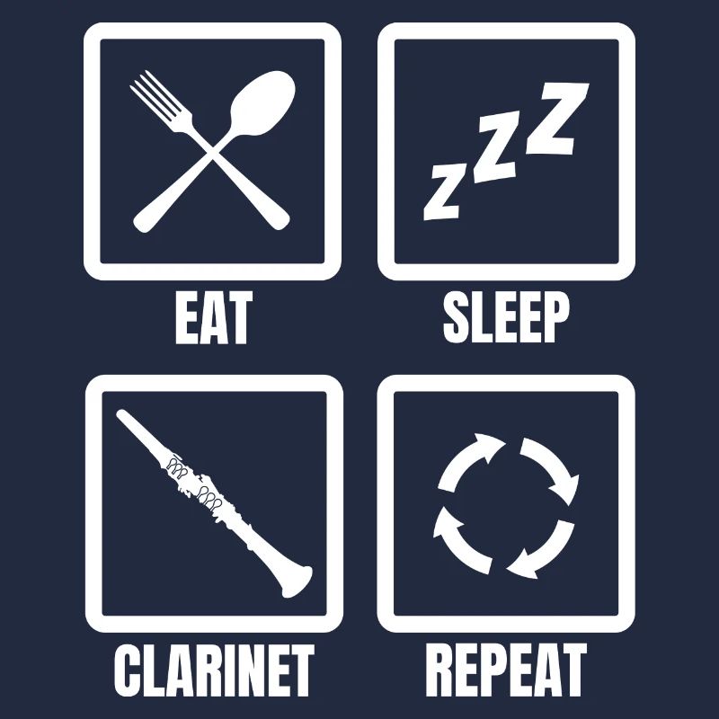 Eat Sleep Clarinet Repeat