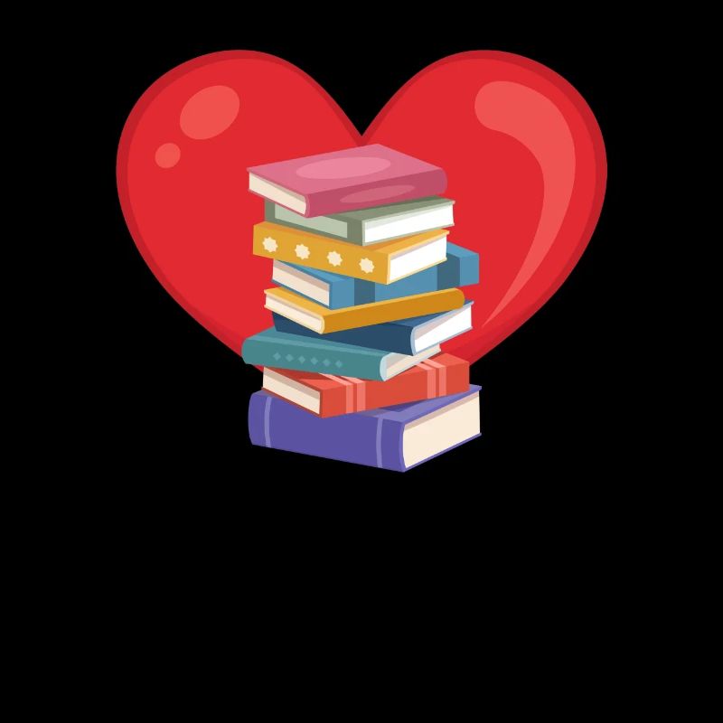 Buch Nerd's Books Lover's Valentine's Day Heart