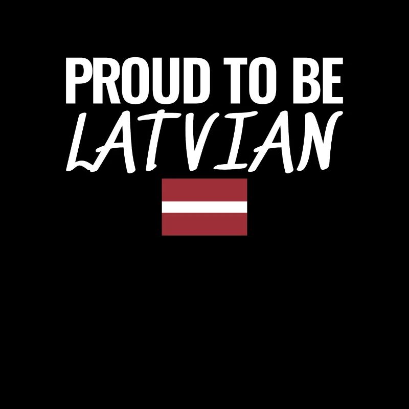 Fier d’être letton Drapeau letton letton
