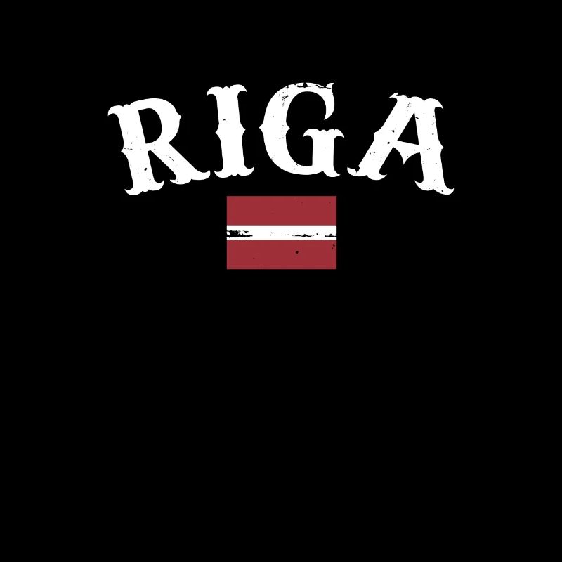 Riga Lettonie Vintage letton drapeau letton letton
