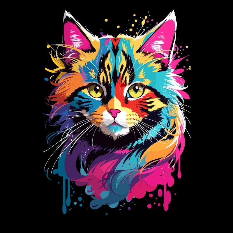 Chat Animal Art I Cool Chat Mignon