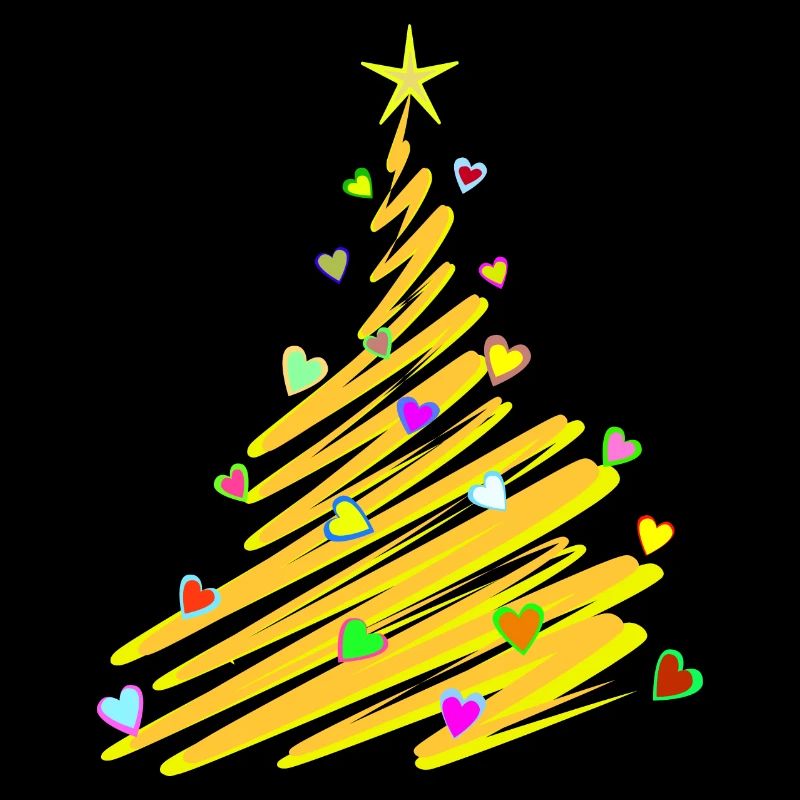 Weihnachtsherzen Baum