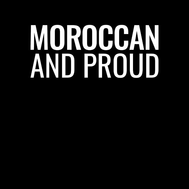 Marocain Et Fier Drapeau Marocain Marocain