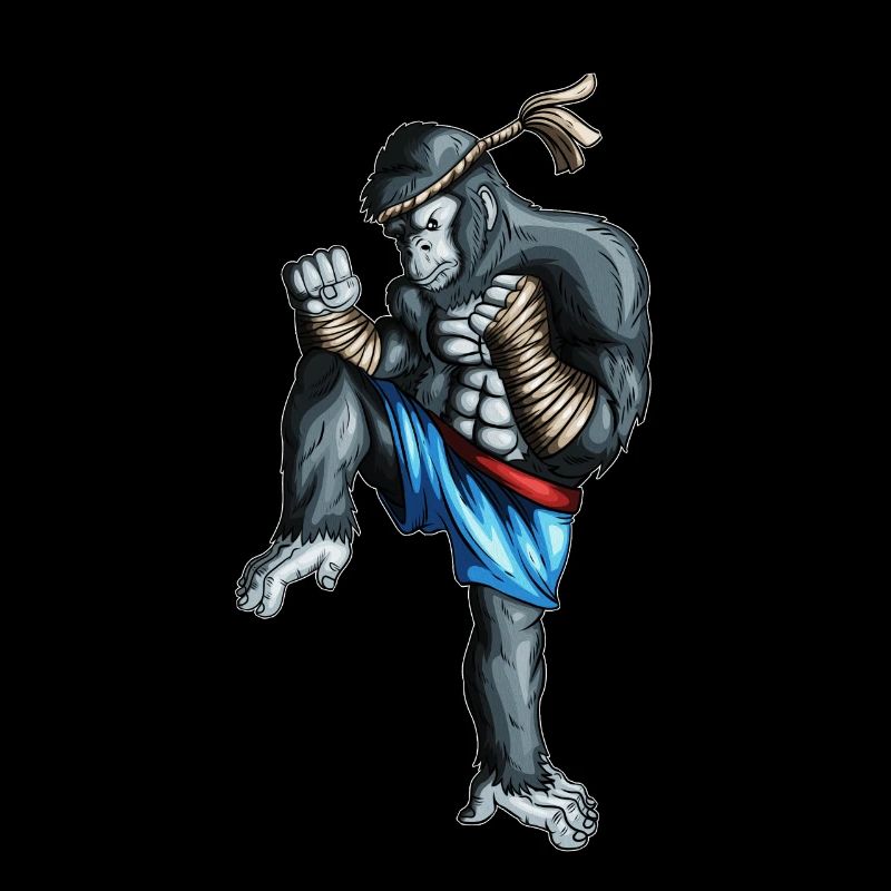 Kickboxing Monkey Orangutan Kampsport Boxer Monkey