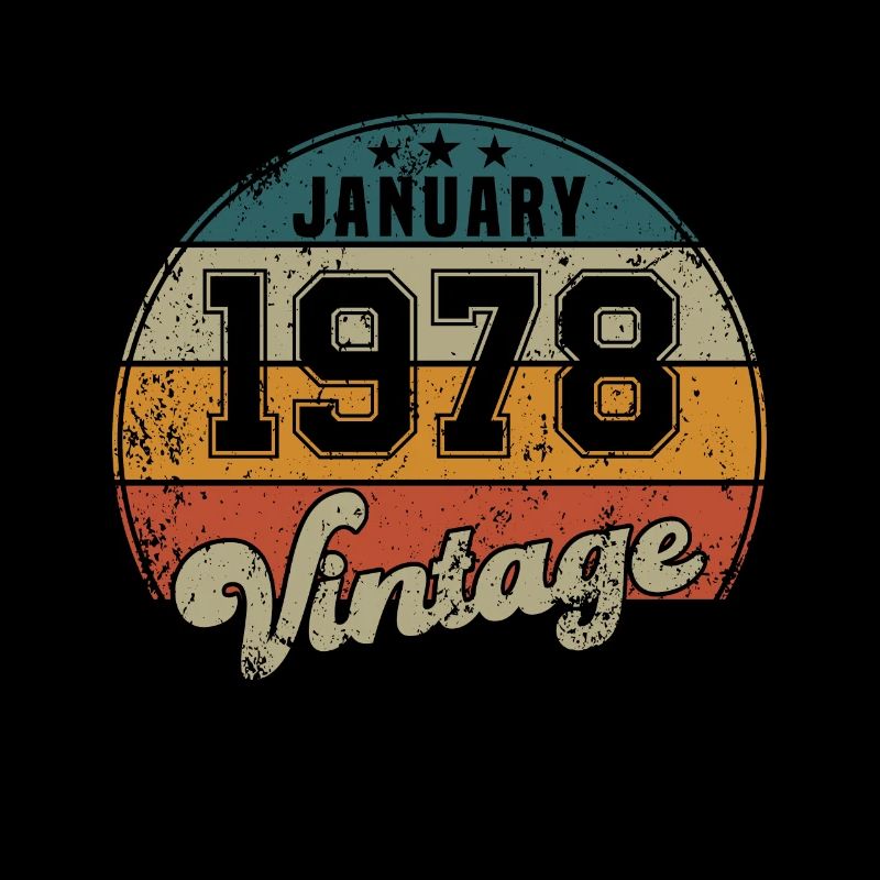 Vintage Birthday - January 1978 - Gift Idea