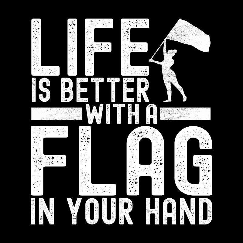 Drapeau agitant la fanfare garde de couleur