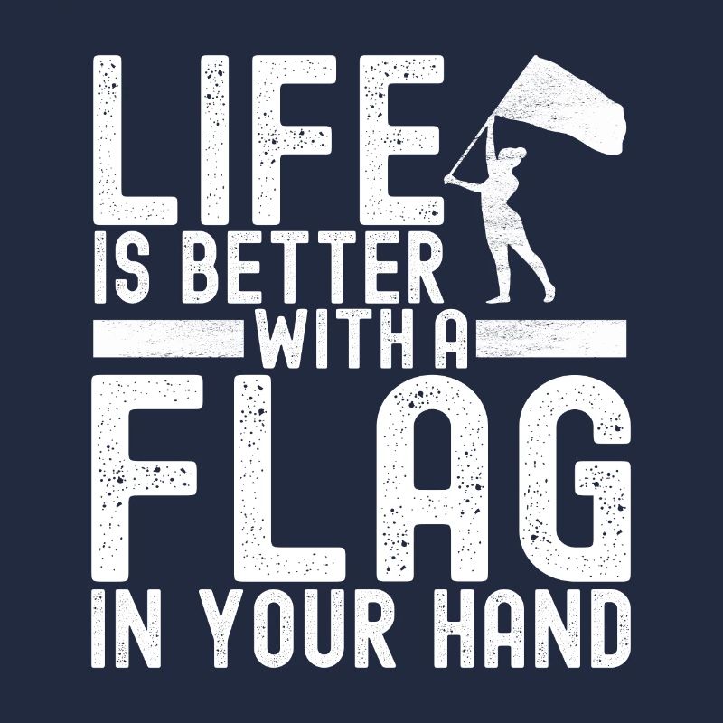 Drapeau agitant la fanfare garde de couleur