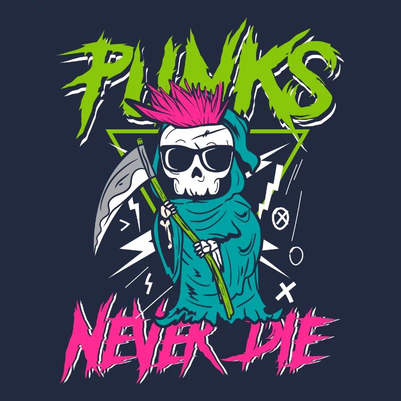 Punks never die | anti establishment skull