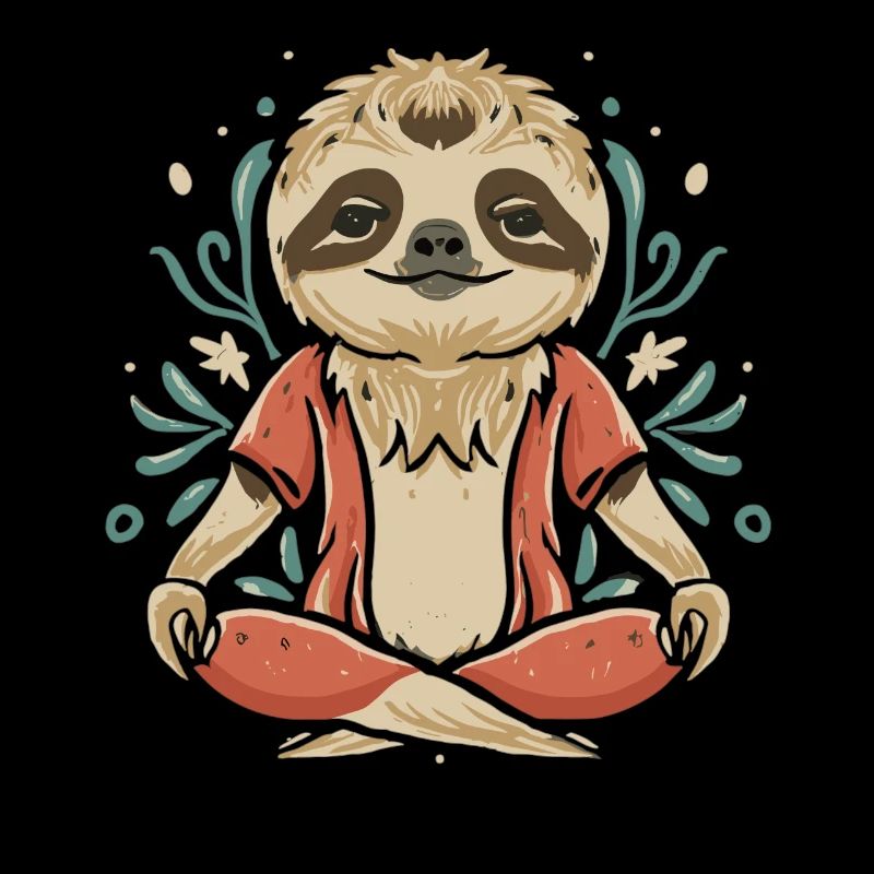 Sloth Yoga: Serenity Meets Pose