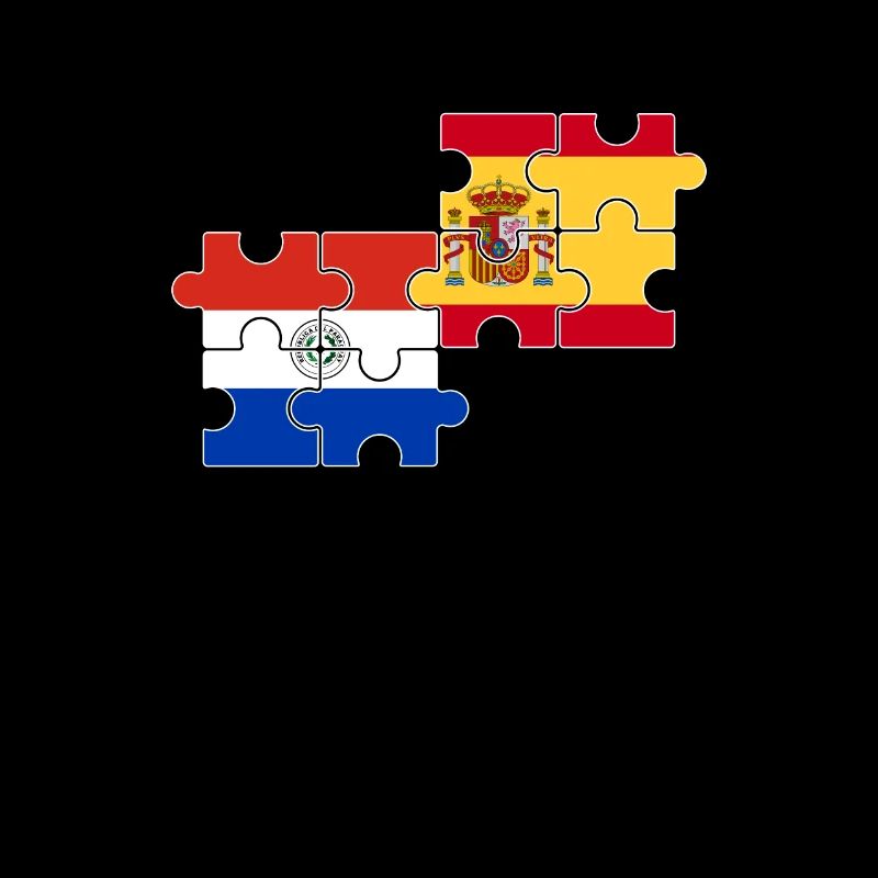 Paraguay Spanien Flagge Spanisch Paraguayer