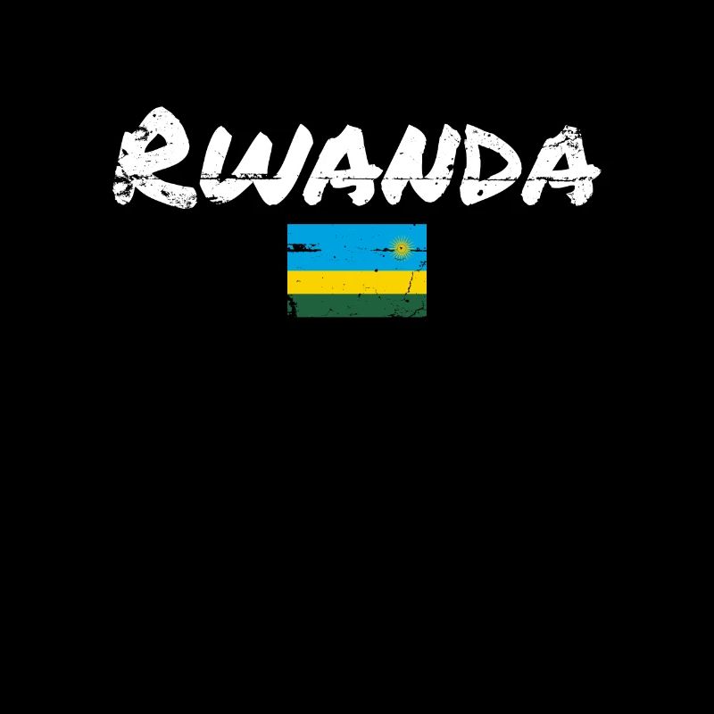 Rwanda Vintage drapeau rwandais rwandais