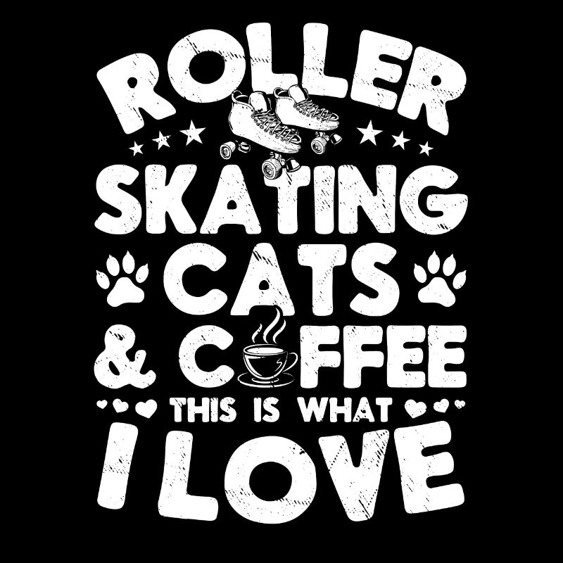 Patins à roulettes Patins à roulettes et propriétaire de chat