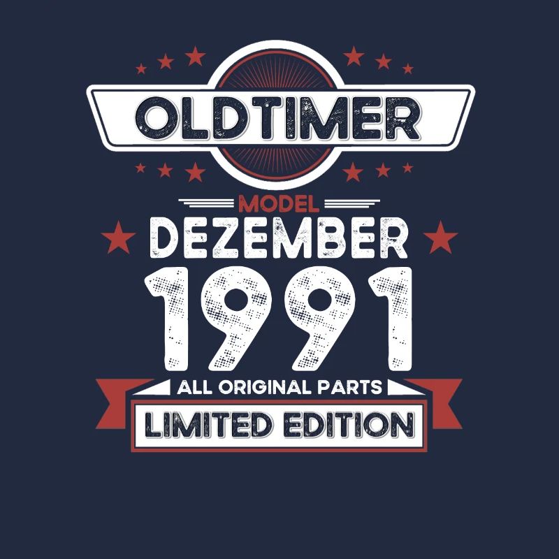 32. Geburtstag Oldtimer Dezember Jahrgang 1991