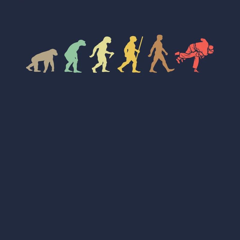 Vintage Judo Retro Martial Arts Evolution