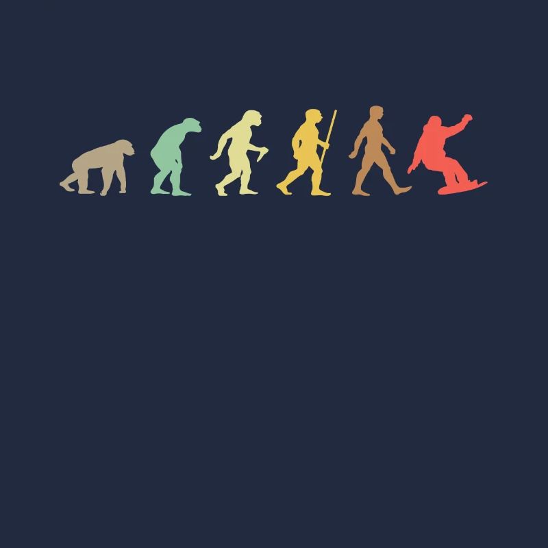 Snowboarding Retro Snowboard Evolution Snowboarder