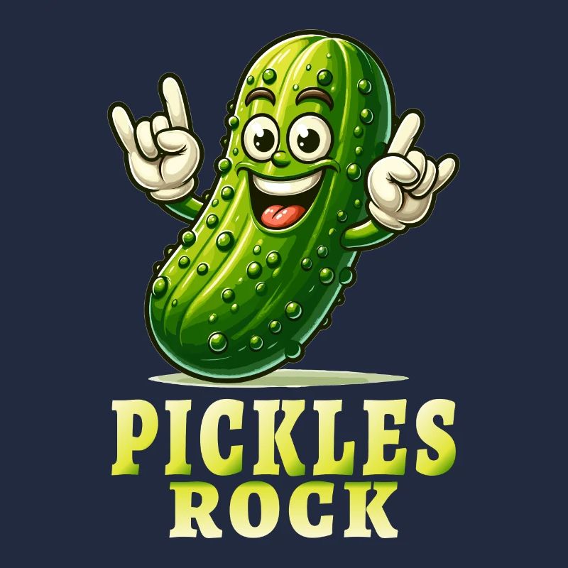 Cornichons Funny Pickles Concombre Jeu de mots