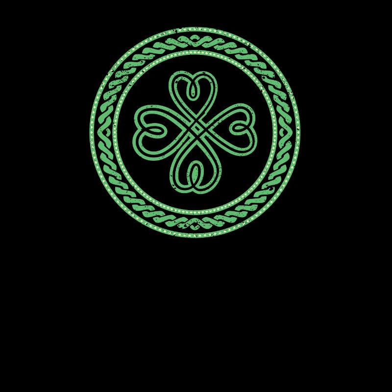 Irish Blessing Celtic Knot 4 Leaf Clover
