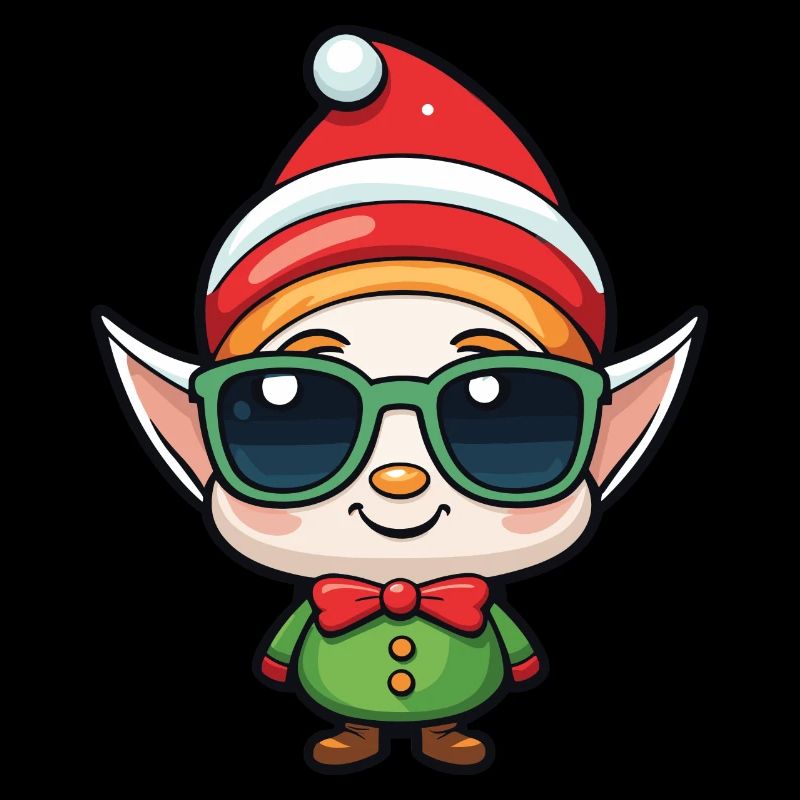 Dessin de Noël elfe