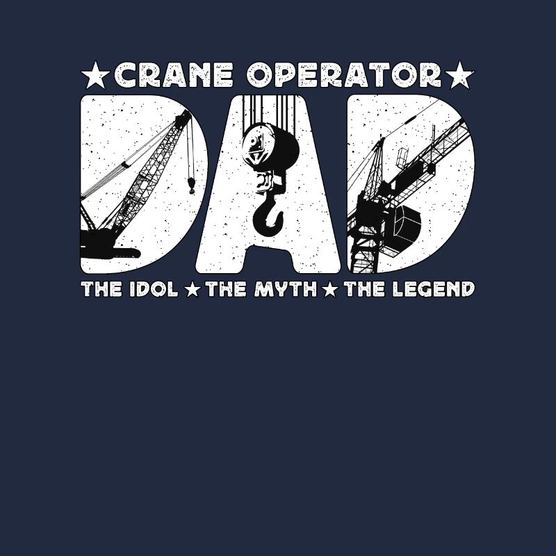 Opérateur de grue Papa Le véhicule de construction Idol