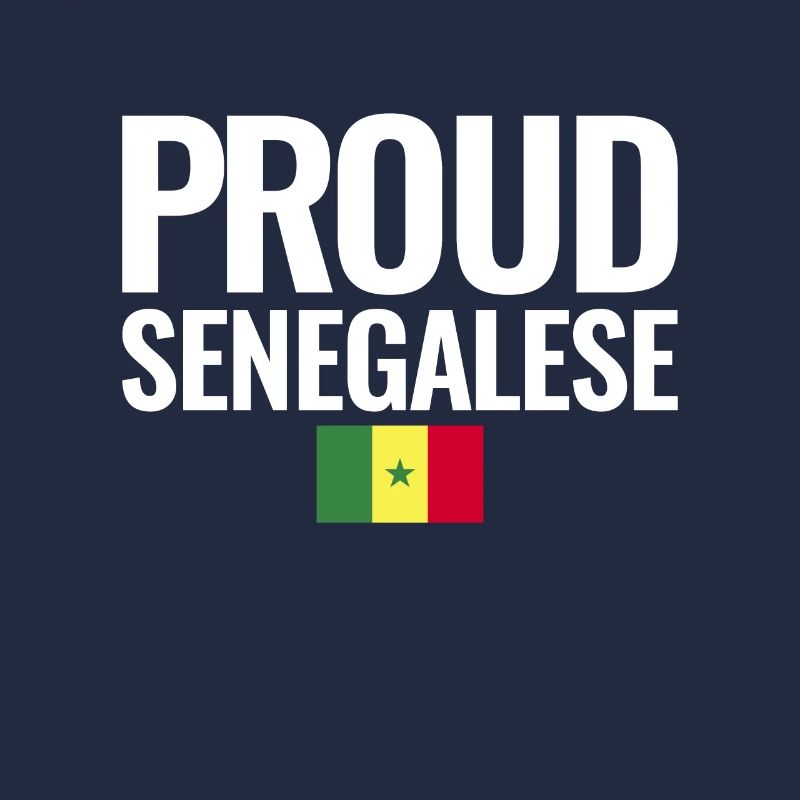 Fier drapeau sénégalais du Sénégal