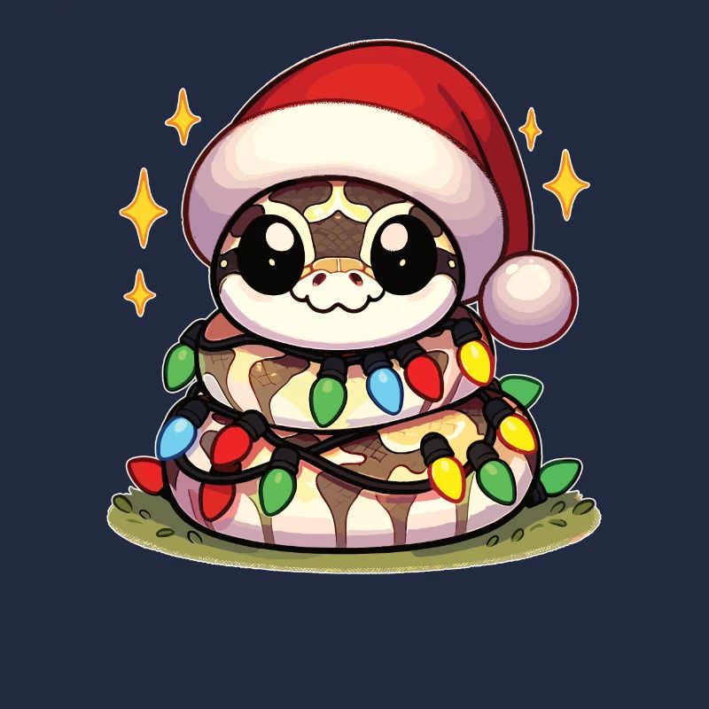 Santa Hat Christmas Fairy Lights Python