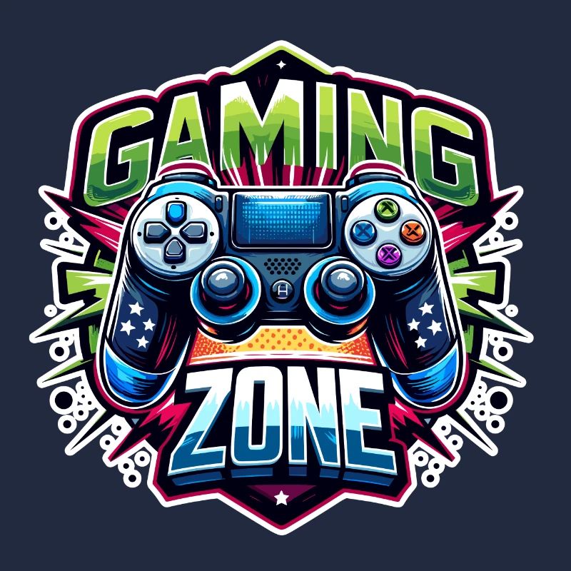 Gaming Zone - Controller Illustration